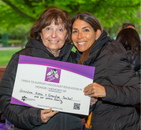 Colleagues participate in the Journey For The Living as their community service project, raising awareness and funds for Holocaust Education.