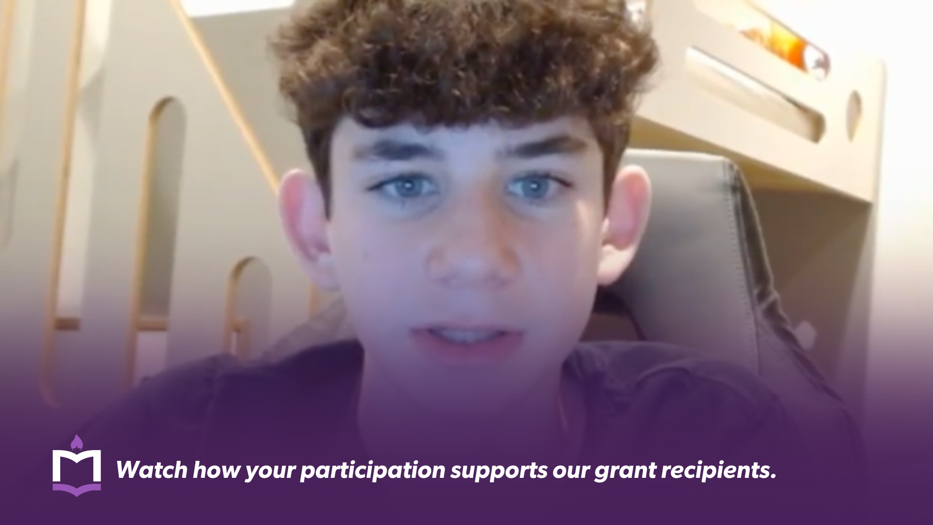 A Mitzvah student explains why he chose the JFTL Mitzvah Project for his Bat Mitzvah.