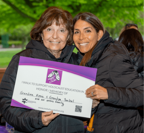 Colleagues participate in the Journey For The Living as their community service project, raising awareness and funds for Holocaust Education.